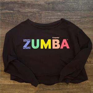 Crayola Multicolor Zumba Sweatshirt NWOT